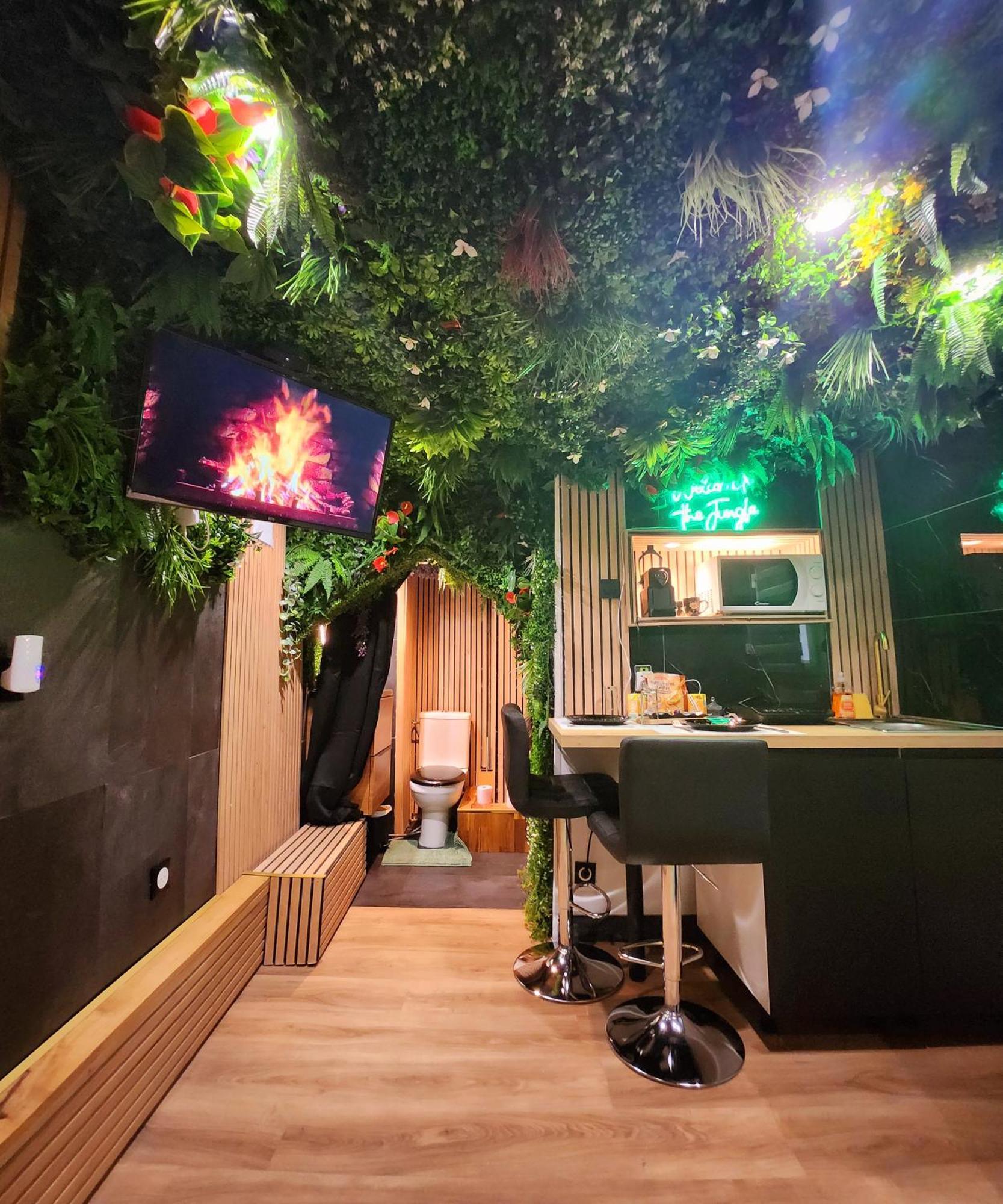 Jungle House Avec Jacuzzi A 10 Min De Disneyland -Taille Chambre- Conde-Sainte-Libiaire Екстериор снимка